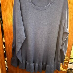 Lane Bryant Royal Blue Knit Top